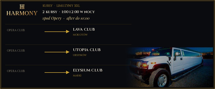 Kursy limuzyn XXL