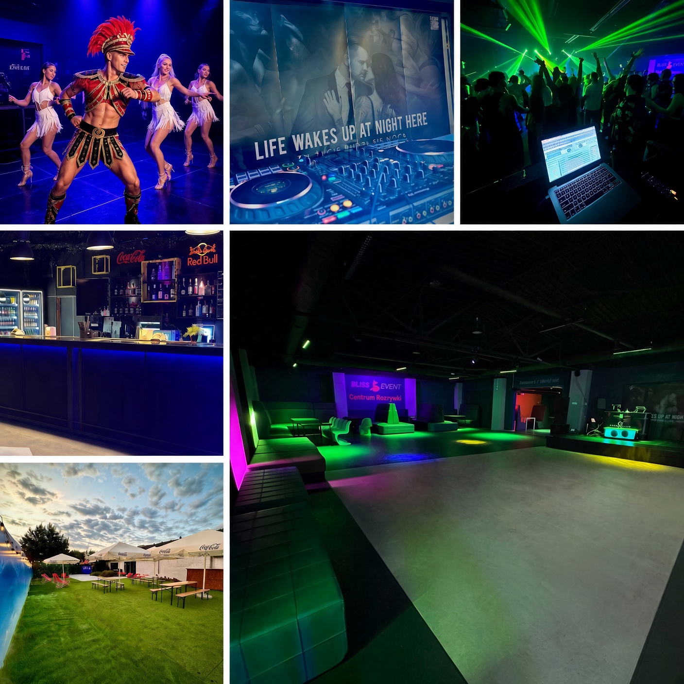 Event Place Poznań — parkiet, bar, scena i ogród